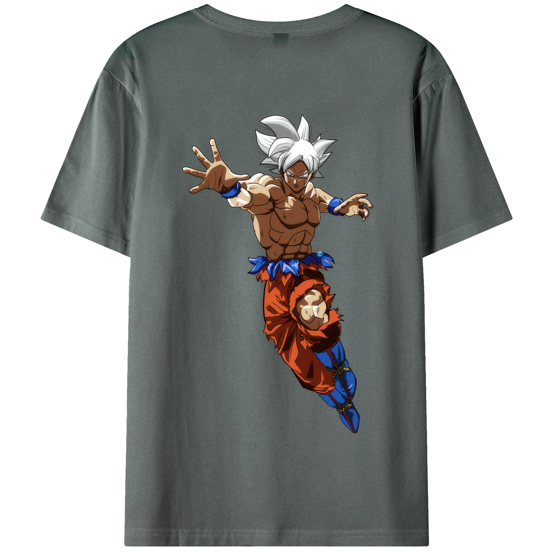 （画像用） ドラゴンボール 孫悟空（そん ごくう）Son Goku カカロット DRAGON BALL Kakarotto 綿100％半袖Tシャツ（背面プリント）